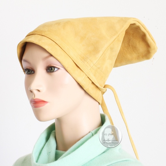Bonnie Cashin for Sills Bag Hat Suede Leather Accessory Rare Vintage 60s Mod OS main image 12
